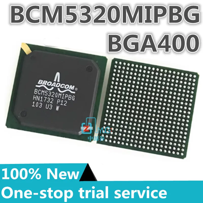 1-10 шт.% Новый Точечный BCM5320MIPBG BGA400 Коммутатор Управления Ethernet с 2 гигабитными портами интегрированной микросхемы IC