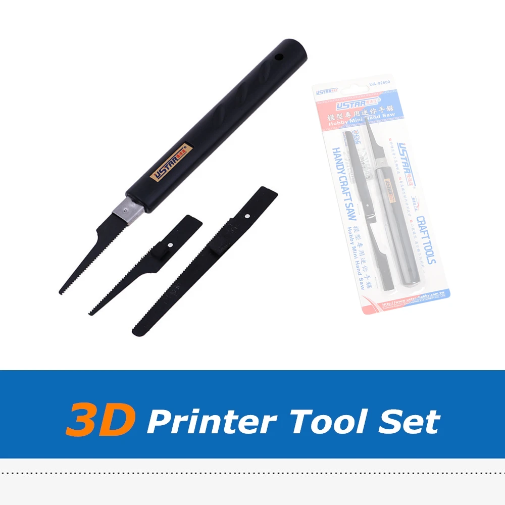 1 комплект 3D-Печатной Модели Handy Craft Mini Saw С Лезвиями, Набор Режущих Инструментов Для Деталей 3D-принтера