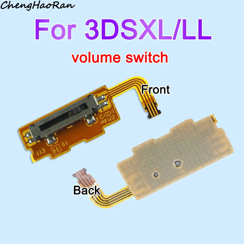 1 шт. Оригинальный кабель кнопки регулировки громкости 3DSXL/LL подходит для Nintendo 3DSXL/LL, плата переключения регулировки громкости, сменные Аксессуары