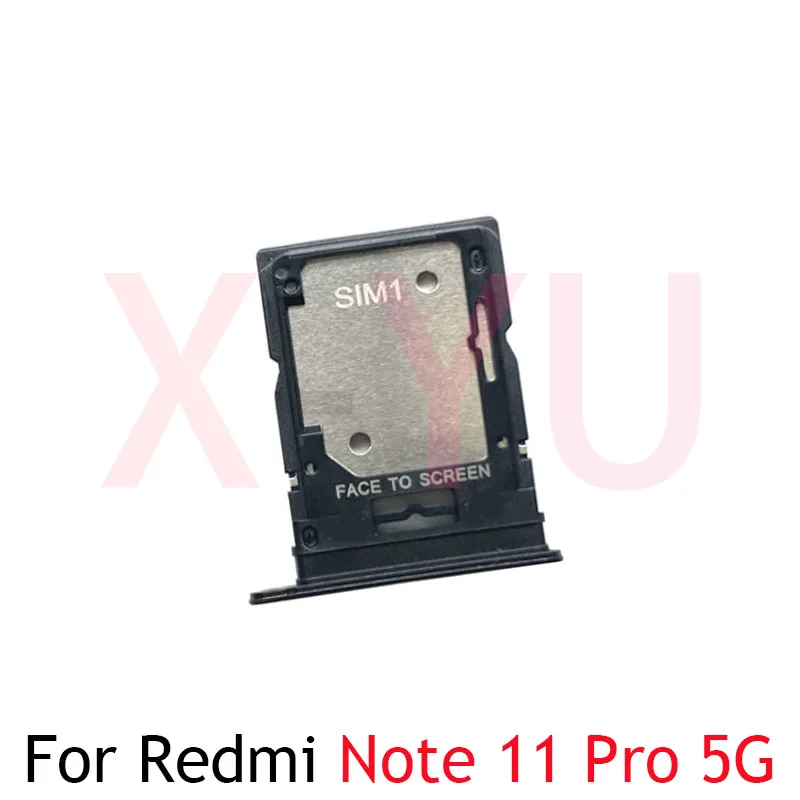10 шт. Для Xiaomi Redmi Note 11 Pro 4G 5G Слот для sim-карты Держатель лотка Гнездо для чтения sim-карт Запасная часть