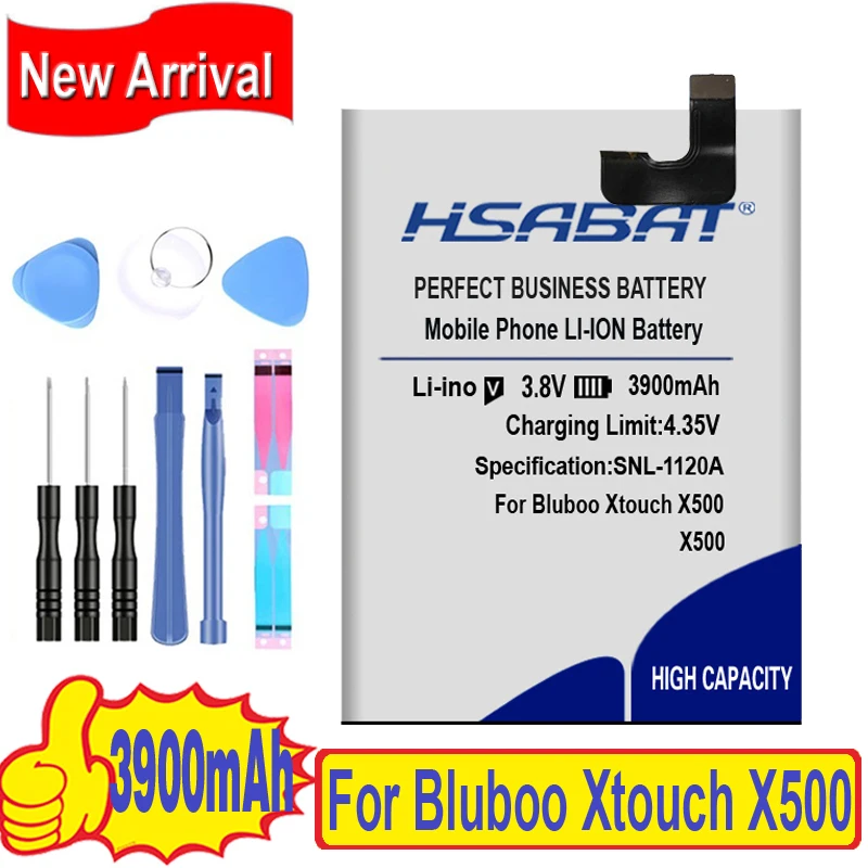 100% Новый аккумулятор 3900 мАч для Bluboo Xtouch X500 Batteries
