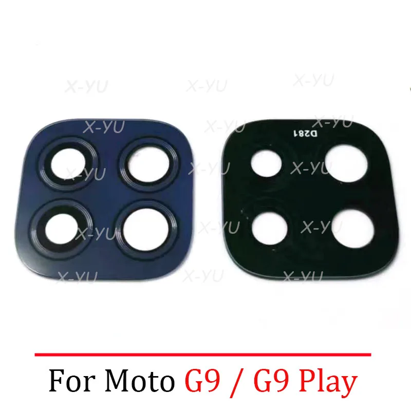 10ШТ для Motorola Moto G8 G9 G10 Power Lite Plus Play Back Стеклянная крышка объектива камеры заднего вида с клейкой наклейкой Запасные Части