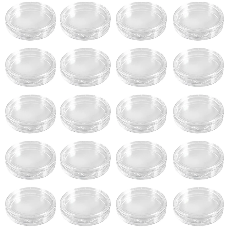 20 шт Маленькие Круглые Прозрачные Пластиковые капсулы для монет 40 мм