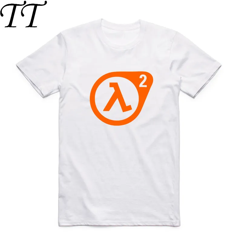 2019 Мужская белая футболка с принтом Half Life 3, летняя мода, короткий рукав, O-образный вырез, Camisetas, Забавные топы, Повседневная уличная футболка