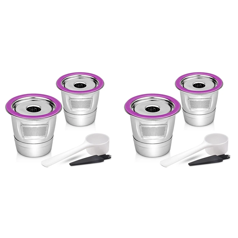 2X Кофейных капсулы из нержавеющей стали многоразового использования K Cup для кофейного фильтра Keurig 2.0/1.0 Mini Plus