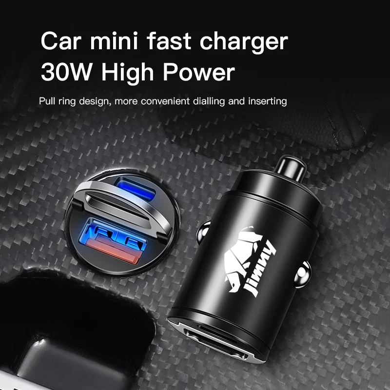 30 Вт USB Автомобильное Зарядное Устройство Quick Charge 3,0 Type C Телефонный Адаптер Для Suzuki Swift Jimny Ignis Alto SX4 Splash Baleno Vitara DZire Swace