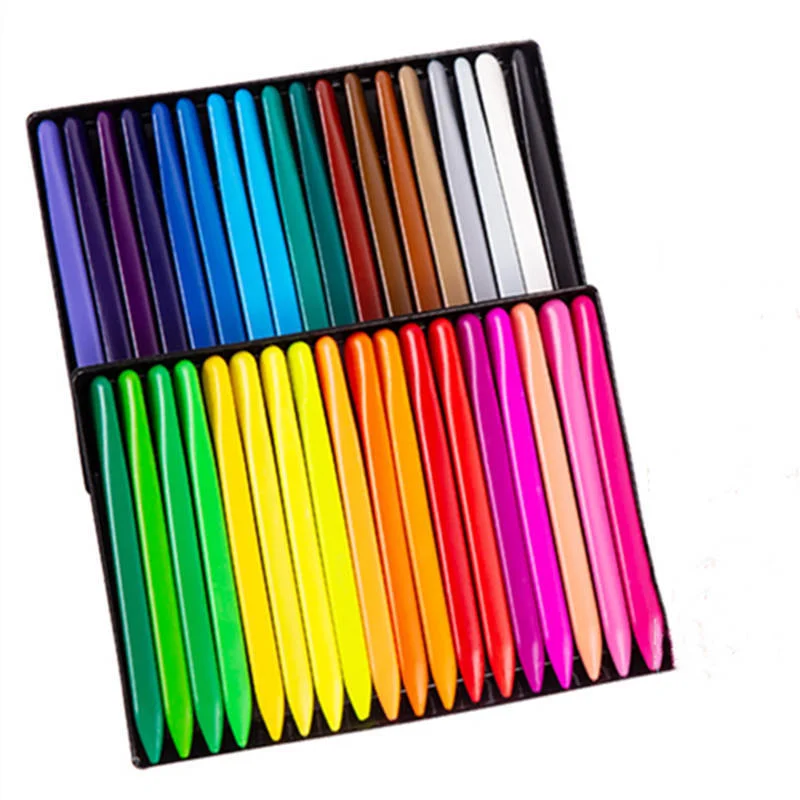 36 Цветов Подарочных Не Грязных Инструментов для раннего обучения, которые можно стирать вручную, Восковой карандаш, Маркер, палочка для масляной живописи, Цветной карандаш