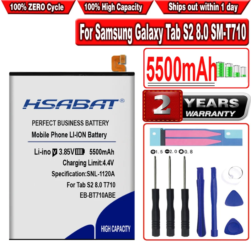 5500 мАч EB-BT710ABE EB-BT710ABA Батарея для Samsung Galaxy Tab S2 8,0 SM-T710 T713 T715 T715C T715Y T719 T719C T719N T715Y T713N