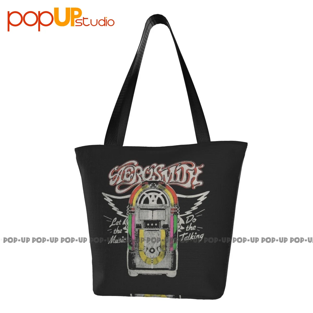Aerosmith, Пусть музыкальный автомат говорит, рок-группа, модные сумки, портативная хозяйственная сумка большой емкости