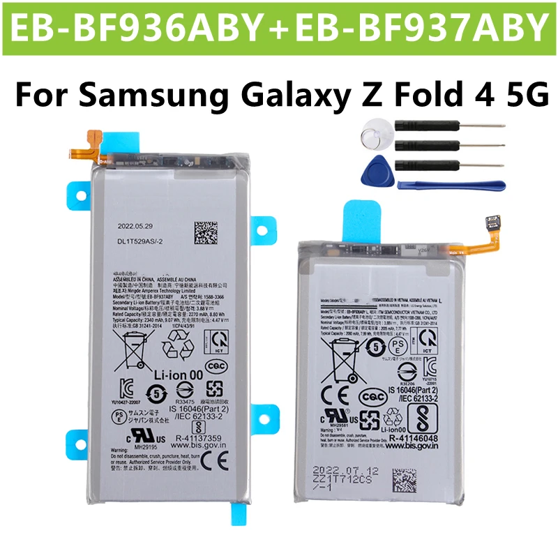 EB-BF936ABY EB-BF937ABY Аккумулятор Для Galaxy Z Fold 4 5G F936 F937 F936U + Бесплатные Инструменты
