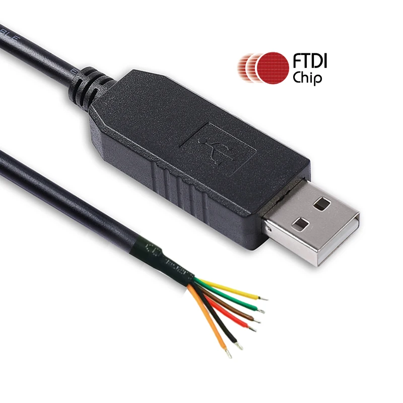 FTDI FT232RL адаптер последовательного преобразователя USB в RS232 с открытым концом кабеля