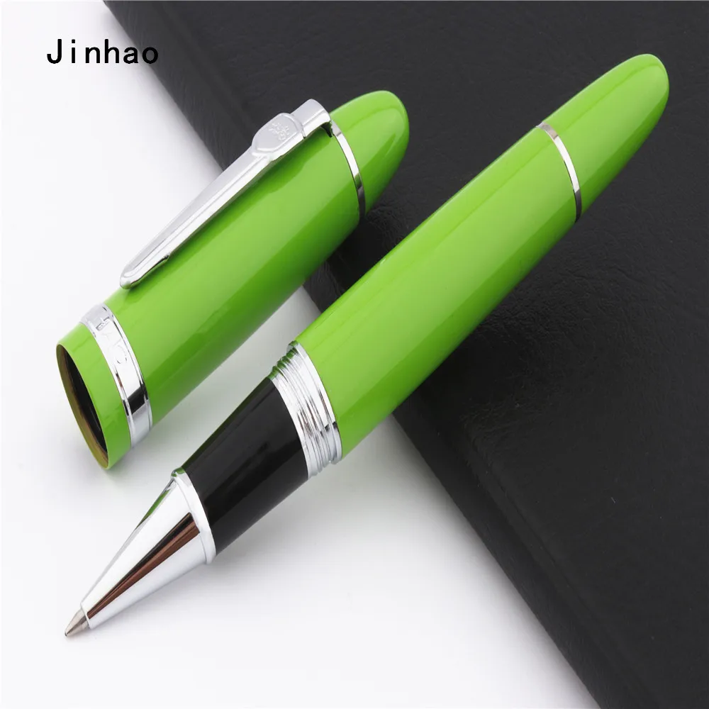 Jinhao 159 Зеленая деловая офисная ручка-роллер со средним пером, Новые канцелярские принадлежности для школьников