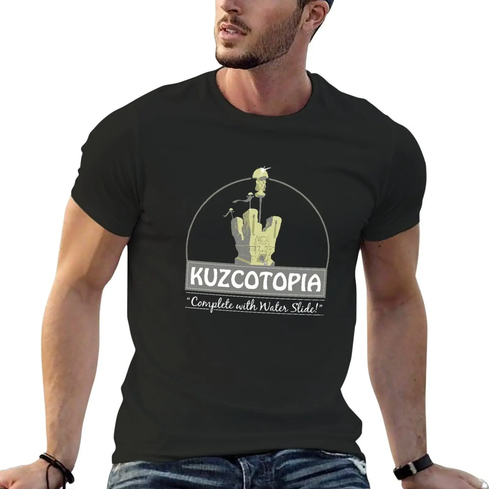 Kuzcotopia - В комплекте с футболкой с водной горкой, графической футболкой, мужскими футболками, футболками оверсайз, мужской футболкой