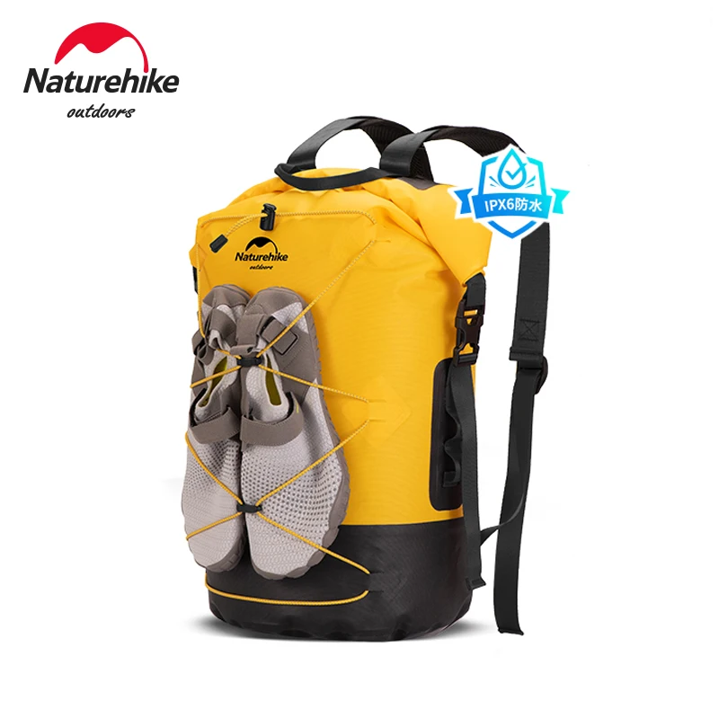 Naturehike TB03-TPU водонепроницаемая сумка для мокрого и сухого разделения для мужчин и женщин, водонепроницаемый рюкзак для плавания, Спортивная Дорожная сумка