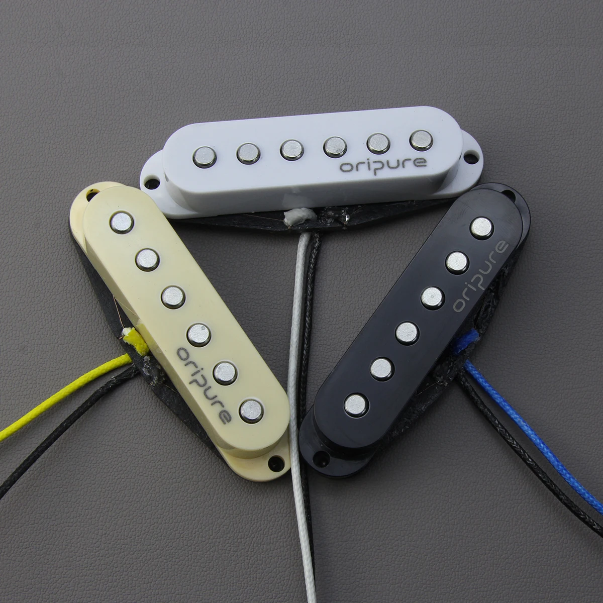 OriPure Винтажный гитарный звукосниматель Alnico 5 с одной катушкой, плоские гитарные детали