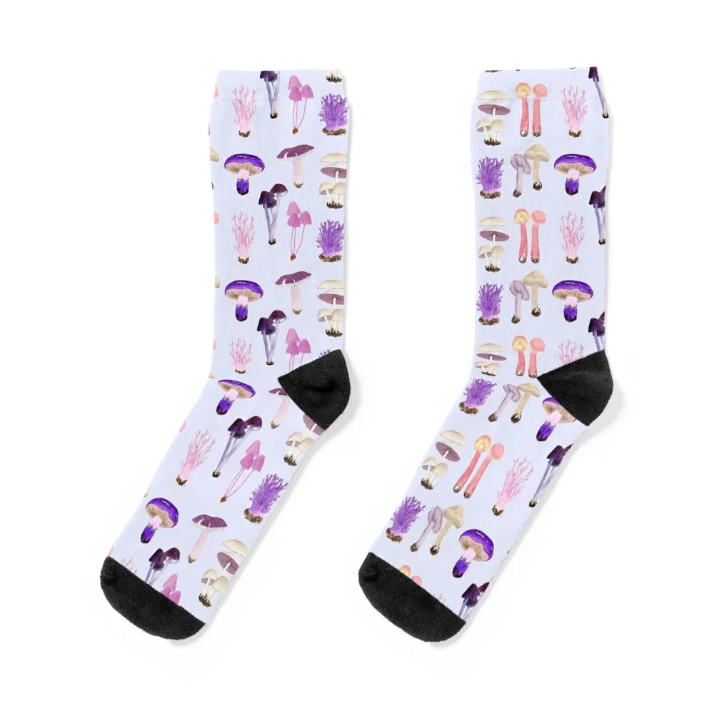 Purples & Pinks - микс носков с грибами Кей Смит, роскошные носки, новогодние носки, носки для гольфа с героями мультфильмов, Женские носки, мужские