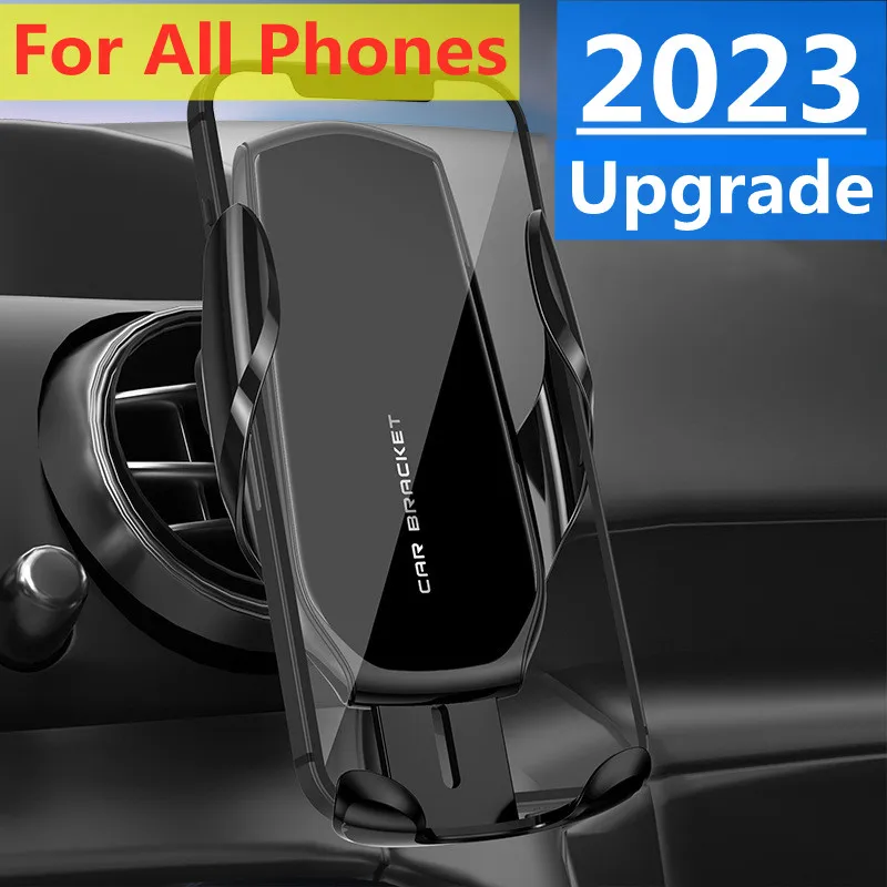 Автомобильный держатель телефона, мобильная подставка, крепление для смартфона с поддержкой GPS в автомобиле для iPhone 14 13 12 11 Samsung Huawei Xiaomi Redmi LG