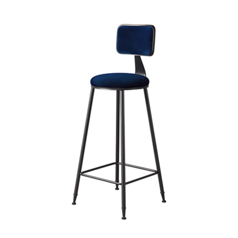 Барный стул Nordic Light Luxury Net Red Ins, простой и модный высокий стул, барный стул со спинкой, высокий стул для бара, барный стул