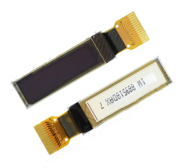Белый OLED-дисплей с IPS диагональю 0,87 дюйма и 14-контактным интерфейсом SSD1316 Drive IC 128 * 32 IIC