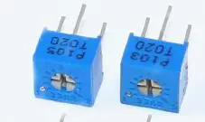 Бесплатная доставка 500ШТ Потенциометр Триммера 3362P 10K 103 регулируемые резисторы 3362 103 Переменные резисторы 10K Ом