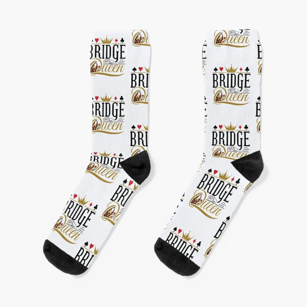 Бридж Королева Женские носки для карточной игры в бридж, подарок для мужчин, Счастливые носки для женщин