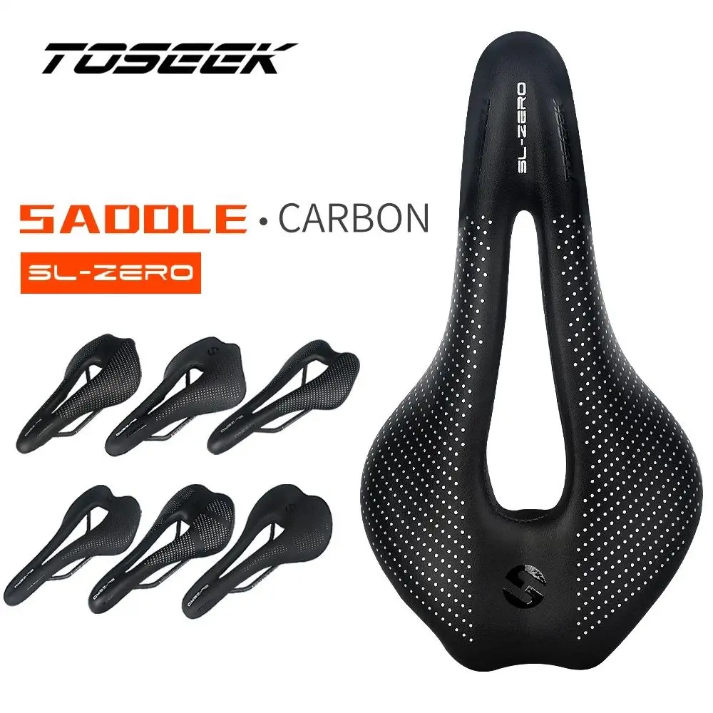 Велосипедные подушки для седла TOSEEK SL-ZERO T800 из углеродного волокна 7x7 мм, карбоновый лук, кожа из супер волокна для коврика для переднего сиденья велосипеда для горных дорог