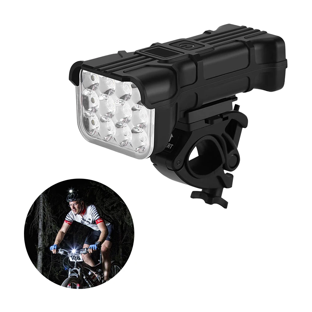 Велосипедный передний задний фонарь 1800 мАч, велосипедный фонарь, вращение на 360, Передняя задняя фара для шоссейного велосипеда, 500ЛМ, USB Перезаряжаемый с клаксоном