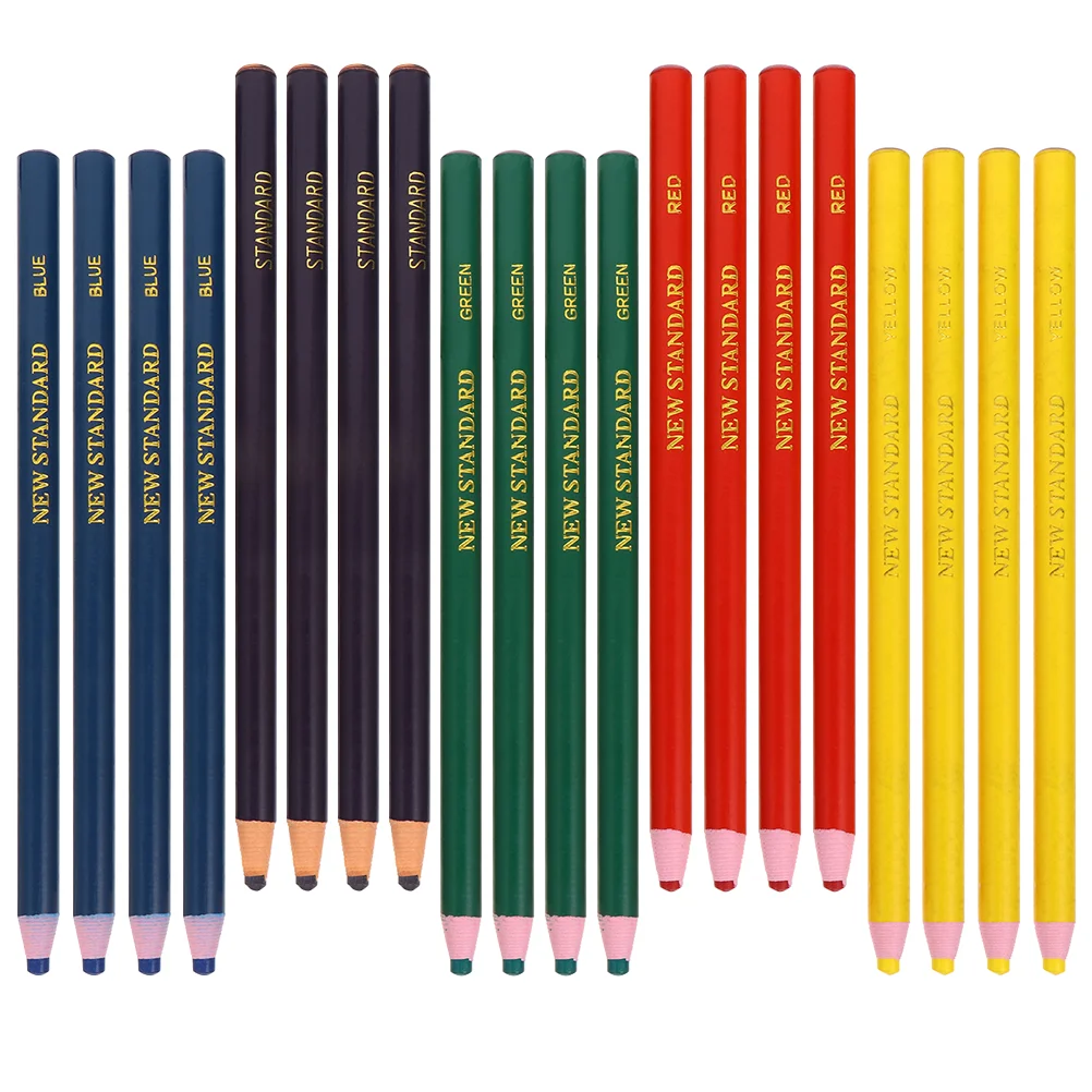 Восковые карандаши, фарфоровые маркеры, красочные: 20 штук, карандаши для снятия смазки, многофункциональные восковые карандаши для рисования и маркировки по дереву, металлу