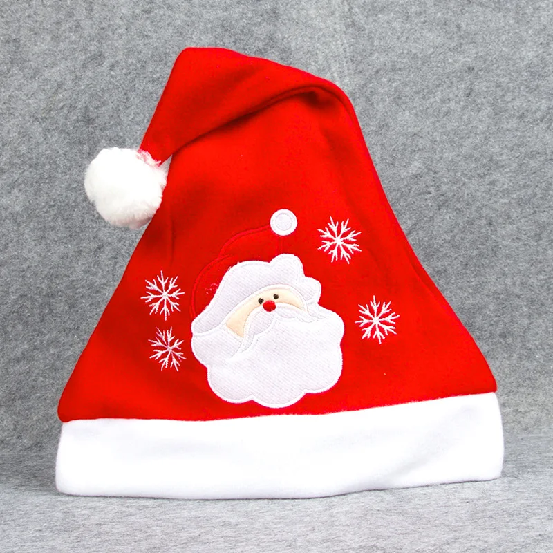 Высококачественная Рождественская шляпа Рождественская Мягкая шляпа Санта Клаус Снеговик Красная шляпа Веселый Рождественский декор Подарок С Новым 2024 годом