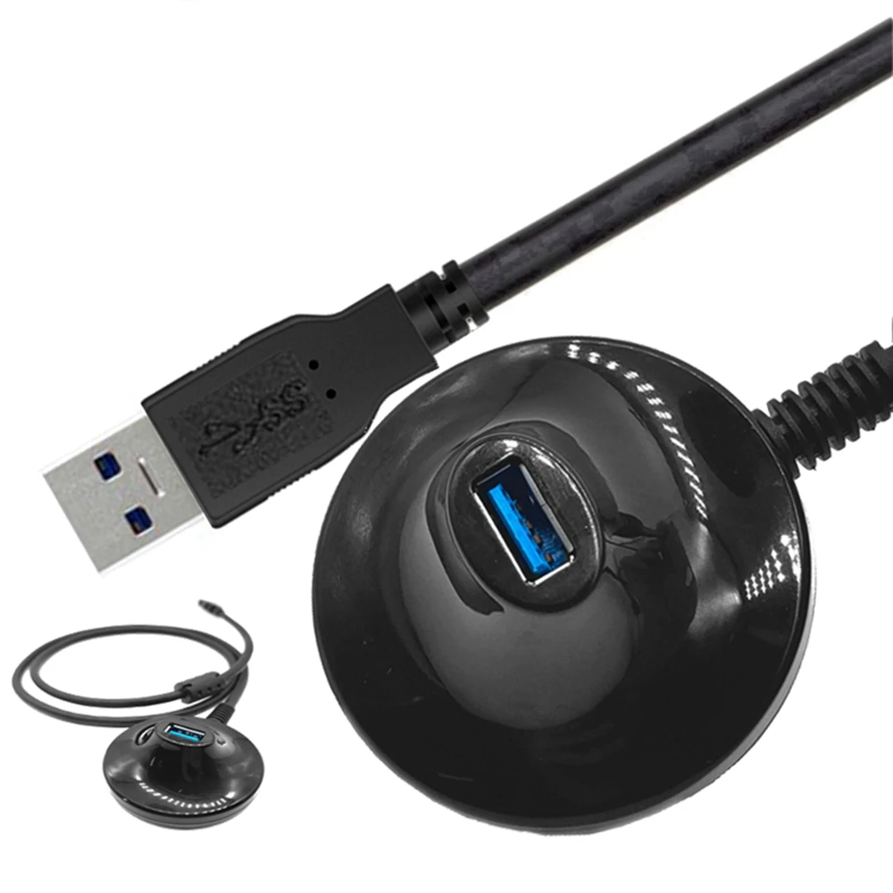 Высокоскоростной удлинитель USB 3.0 от мужчины к женщине, Беспроводное WIFI USB-зарядное устройство и удлинитель для передачи данных, базовая подставка для подставки, док-кабель 1,5 М