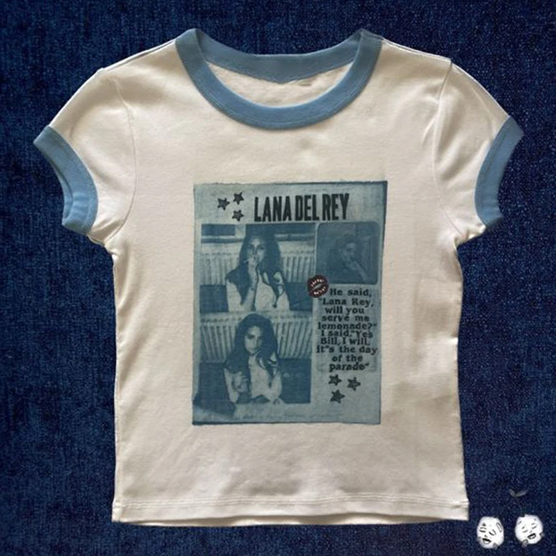 Готические лоскутные топы с винтажным графическим принтом 90-х, женская футболка в стиле гранж-панк с коротким рукавом Y2k, одежда для девочек-эмо, детская футболка
