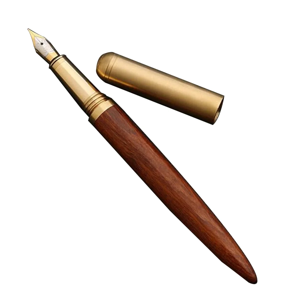Деревянная авторучка Практичная ручка для письма Простая студенческая авторучка