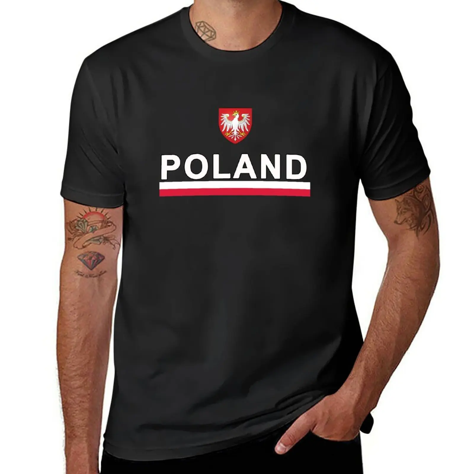 Дизайн польской игровой команды - Футболки польских болельщиков, футболки для тяжеловесов, винтажные футболки, мужские футболки