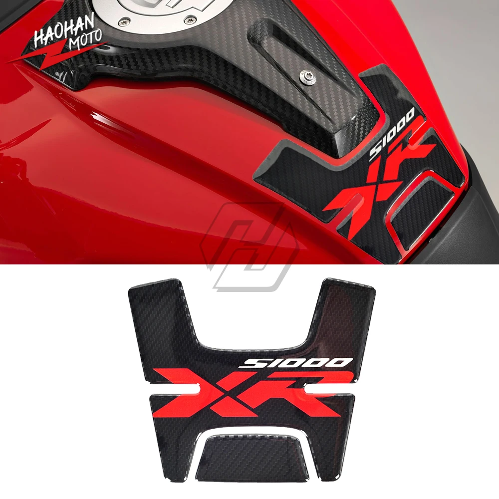 Для BMW S1000XR S1000 XR Танк Pad Protector Наклейки 3D Carbon Look Наклейка на мотоцикл