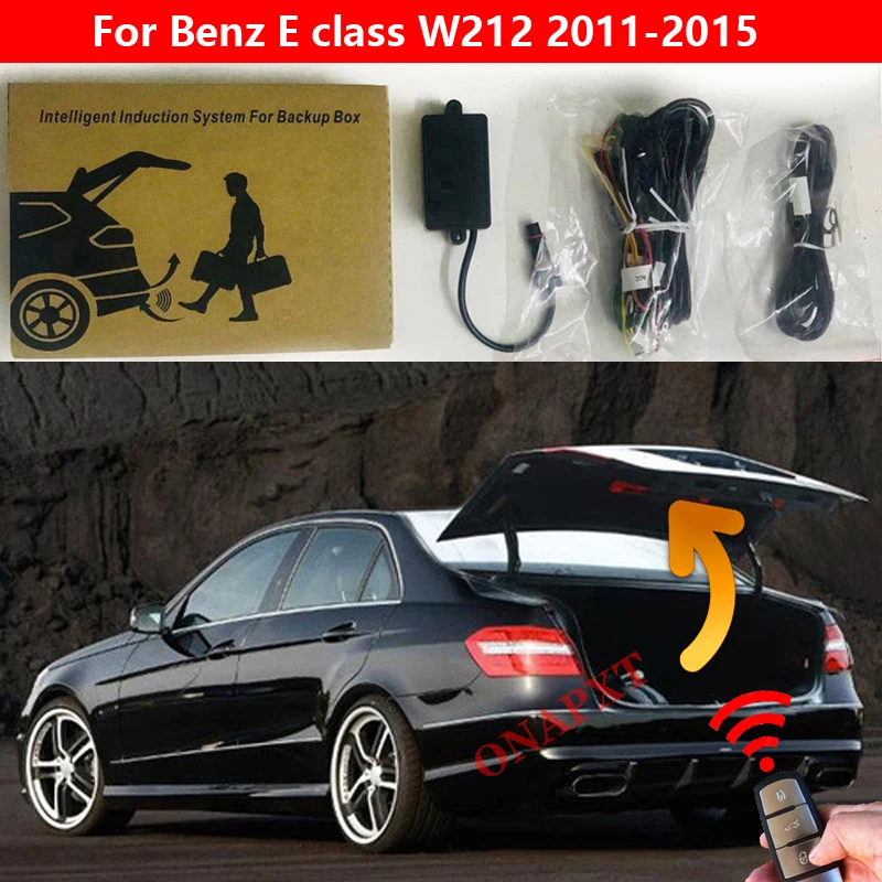 Для Benz E class W212 2011-2015 Мощность Открывания Багажника Автомобиля Электрическая Задняя дверь Интеллектуальный Подъем задней двери Датчик удара ногой