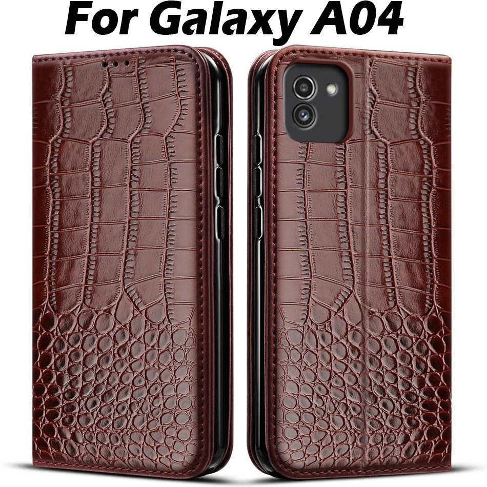 Для Samsung Galaxy A04 Чехол A04 A 04 4G SM-A045F SM-A045F/DS Флип-кожаная книжка-держатель для карт Samsung A04 case