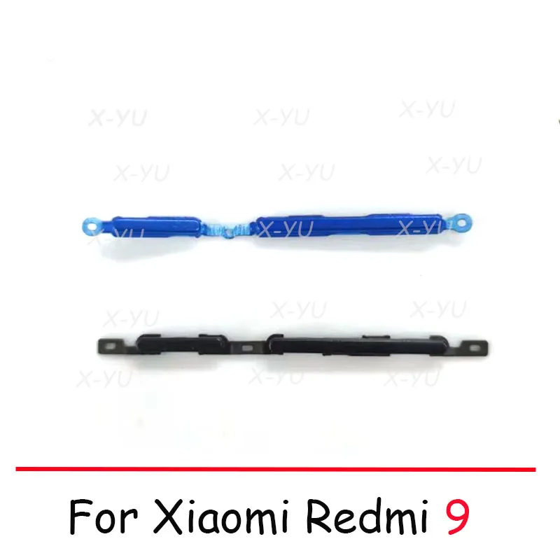 Для Xiaomi Redmi 9 9A 9C 9T Включение ВЫКЛЮЧЕНИЕ Увеличение Уменьшение громкости Боковая кнопка Клавиша