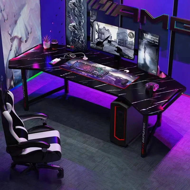 Европейские компьютерные столы, Профессиональные киберспортивные игровые столы и стулья, мебель для домашнего офиса, стол для прямой трансляции, Большой рабочий стол