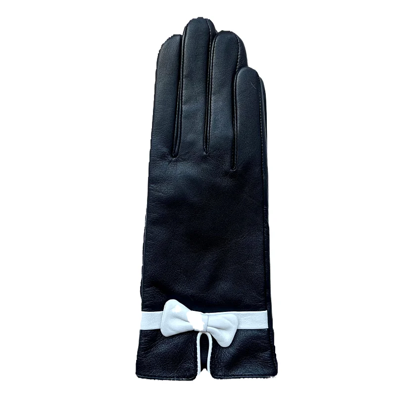 Женские перчатки из натуральной кожи, модные удобные уличные перчатки с сенсорным экраном, ветрозащитные теплые велосипедные.