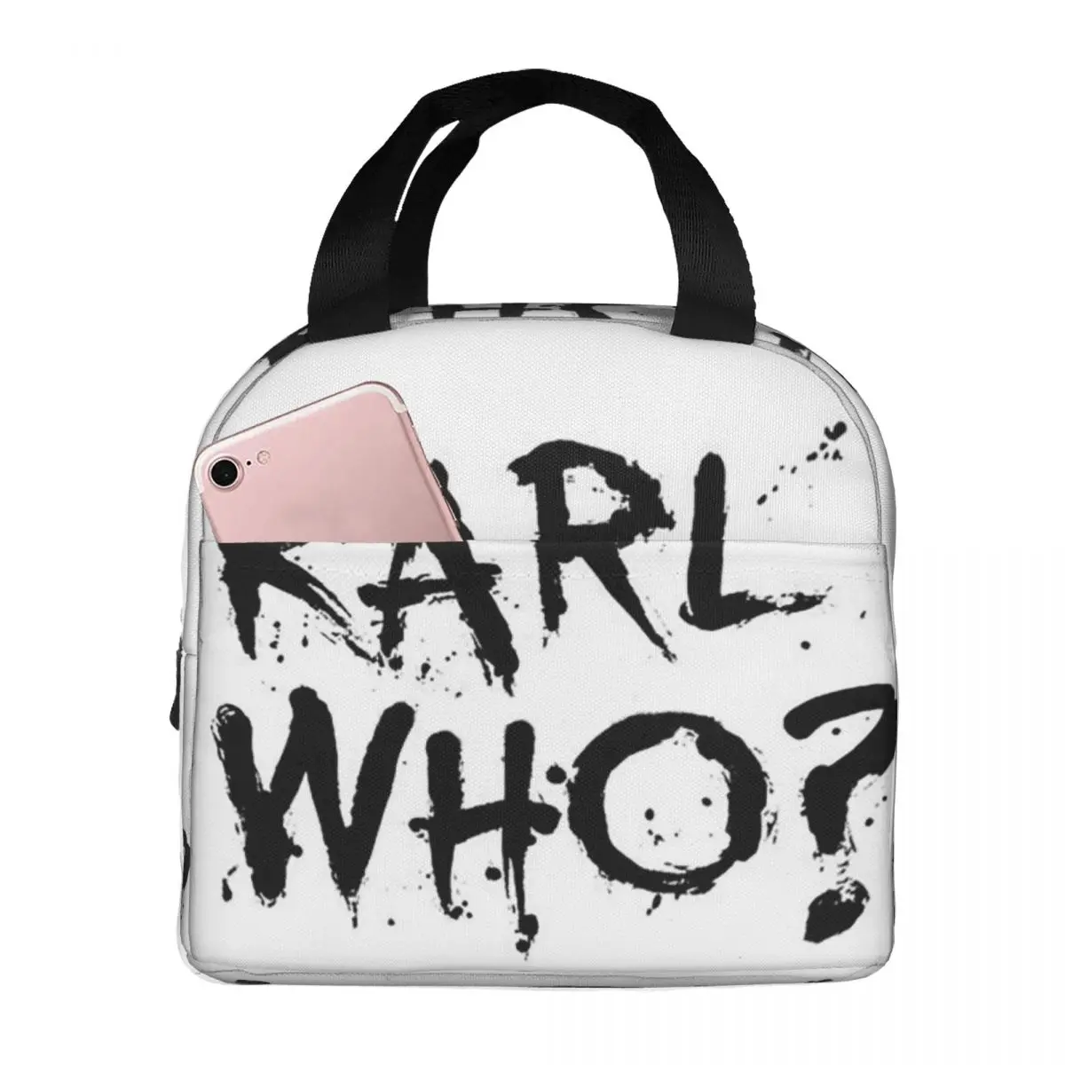 Изолированные сумки для ланча Karl Who, портативные сумки для пикника, термоохладитель, ланч-бокс, сумка для ланча для женщин, работы, детей, школы