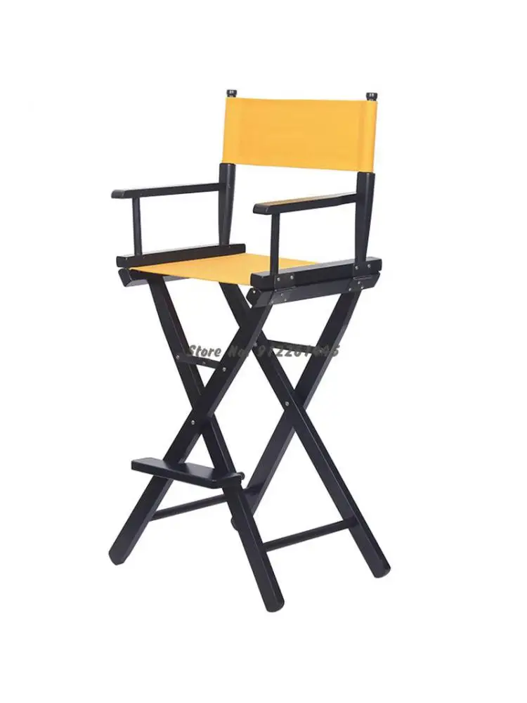 Индивидуальное Уличное режиссерское кресло из массива дерева, складной стул, Домашний компьютерный стул, Портативная барная стойка, стул для макияжа с высокой ножкой
