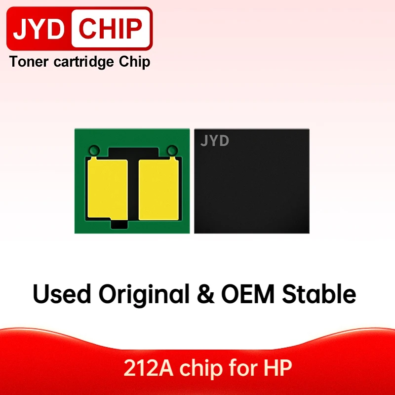 Использованный оригинальный Тонер-чип 212A W2120A W2121A W2122A W2123A для Сброса чипа Картриджа HP M554 M555 M578
