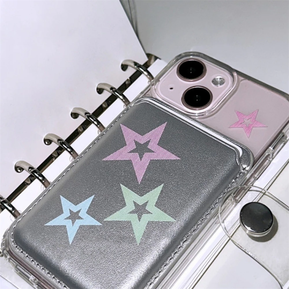 Корейский Чехол Y2K Star Magsafe Для iPhone 15 14 13 12 11 ProXs Max X Xr 8 Plus Чехол Для Магнитной Беспроводной Зарядки Magsafe