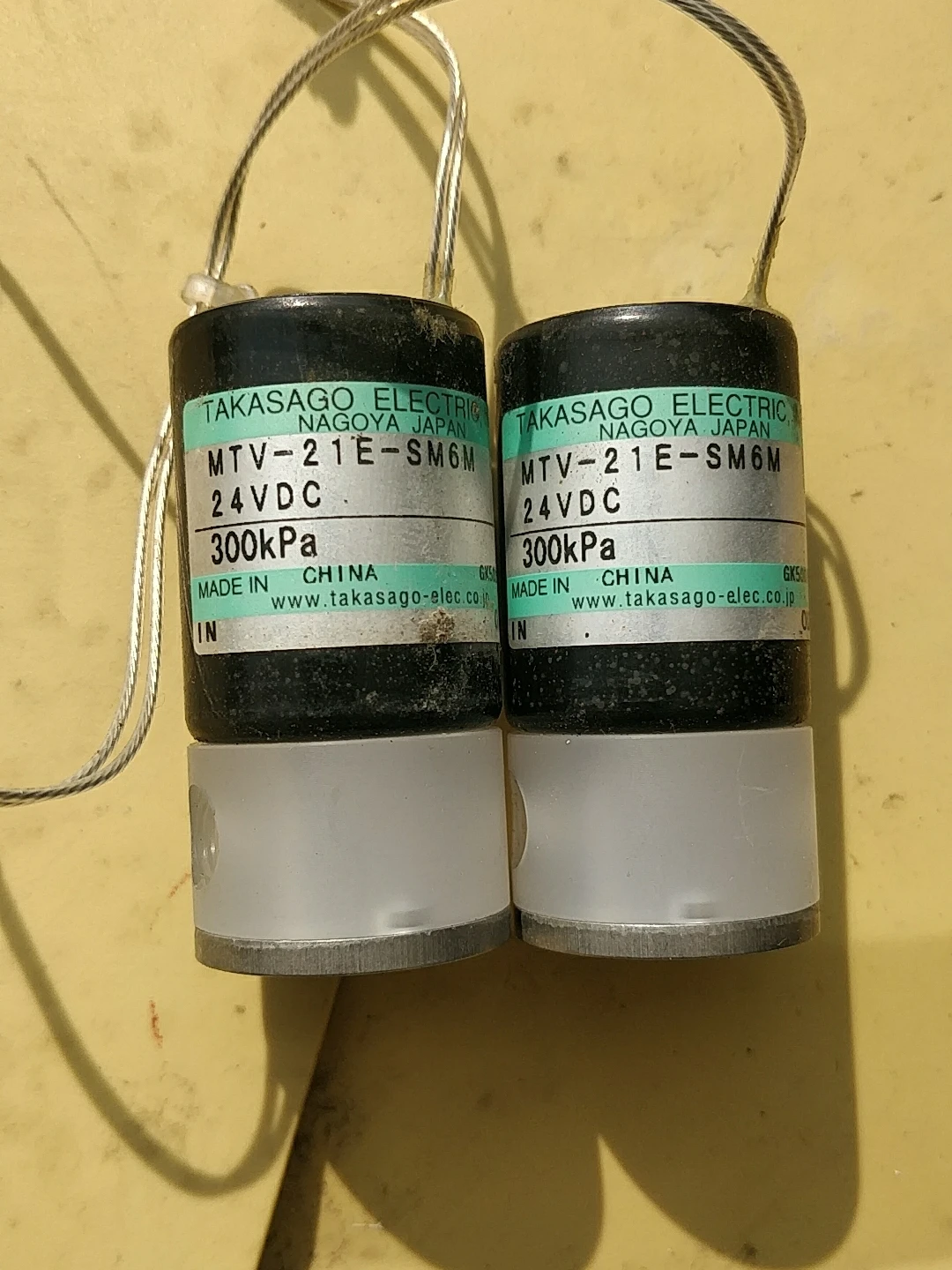 Коррозионностойкий электромагнитный клапан TAKASAGO MTV-21-SM6M с высоким содержанием песка 24 В постоянного тока