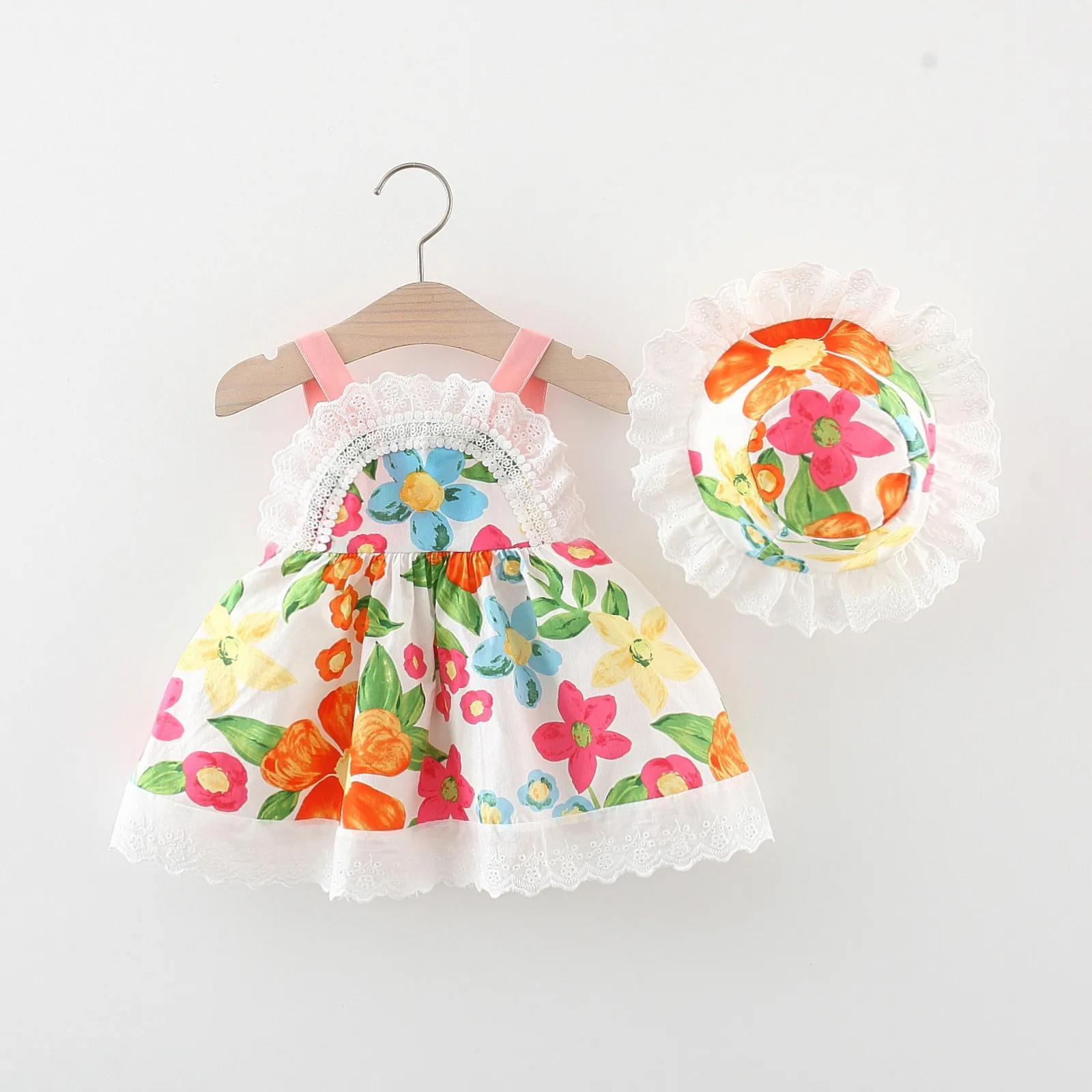 Кружевное платье без рукавов с цветочным принтом для маленьких девочек, платья принцессы для танцев, одежда, платье с кроликом