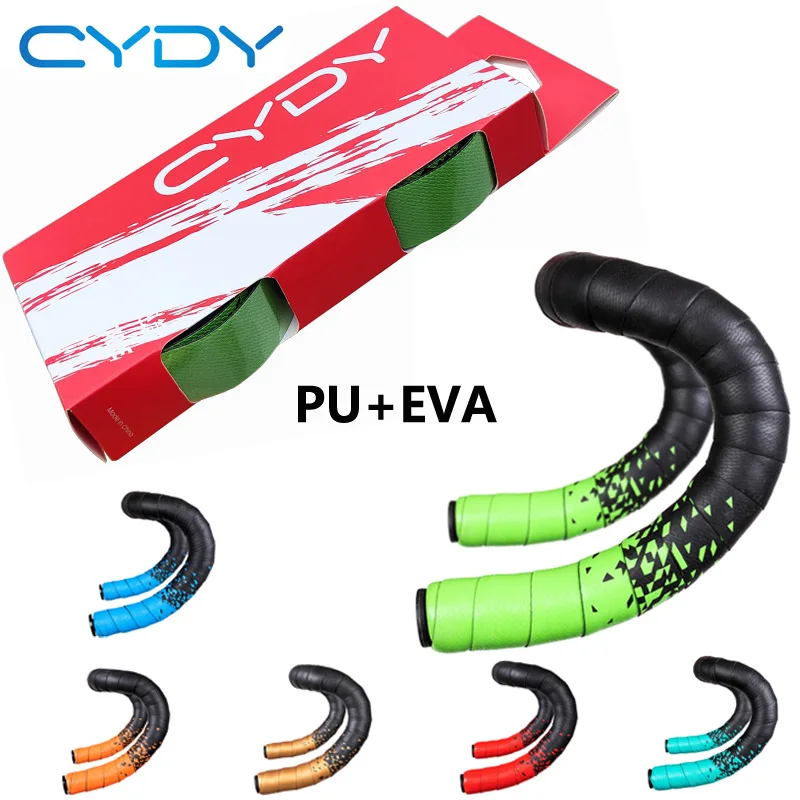 Лента для Руля Дорожного велосипеда CYDY + EVA Fixie Gear Ремень для Руля Велосипеда Противоскользящий Амортизирующий Дышащий Износостойкий