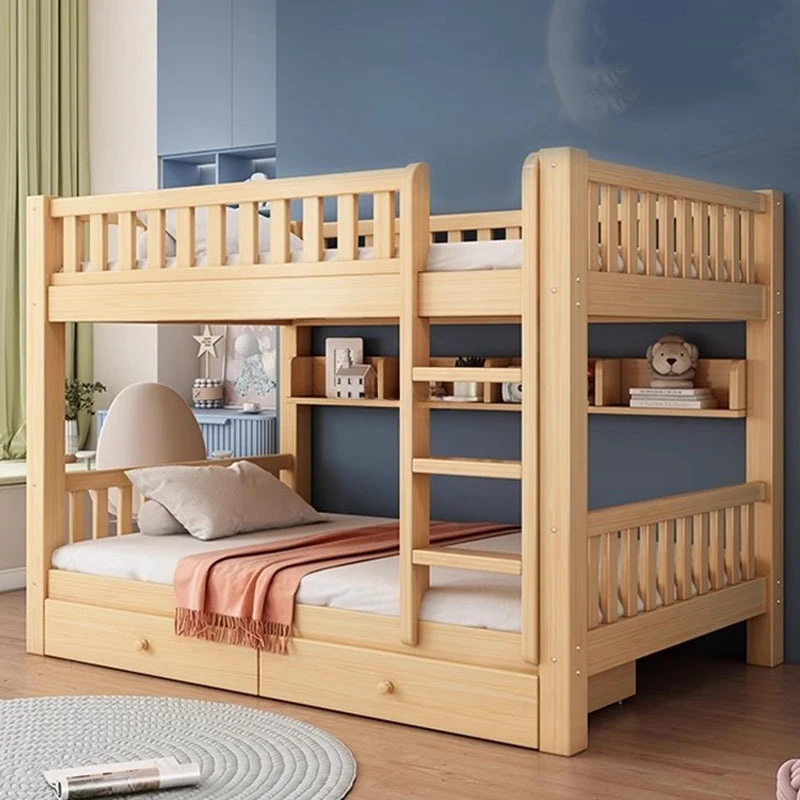 Многофункциональные двухъярусные детские кровати Kid Noon Break Детский сад Простой органайзер для кроватей Relax Design Muebles