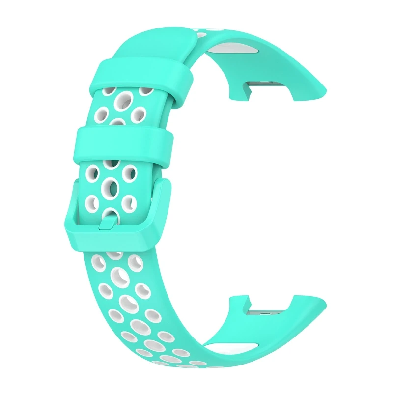 Мягкий силиконовый ремешок для Band 7 для браслета смарт-часов, двухцветный браслет, спортивный ремень, водонепроницаемый