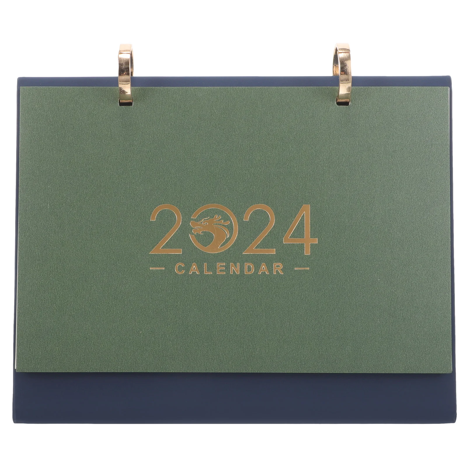 Настольный календарь Бумажный декор Портативный английский настольный календарь для офиса Календарь в годовой рамке с двойным кольцом декор рабочего стола