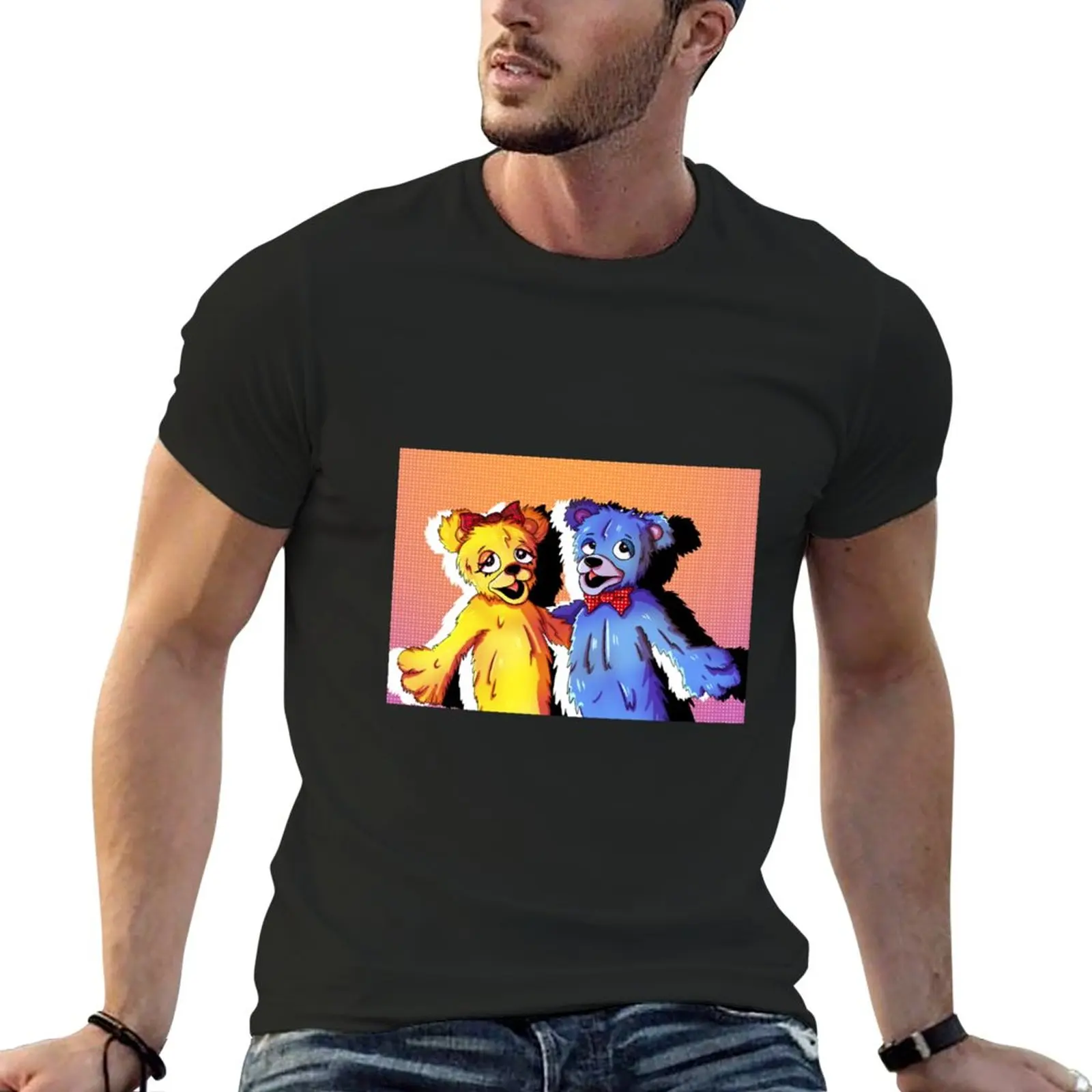 Новая футболка Bad Idea Bears- Avenue Q, футболка с аниме-одеждой, короткие мужские однотонные футболки